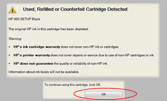 http://inkjet411.com/wp-content/uploads/2013/04/Used-Refilled-Counterfeit-Cartridge-Detected_HP-932-950s-1st-pop-up-message_3_sm.jpg