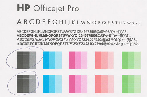 calibrate linefeed hp officejet pro 8500 a910
